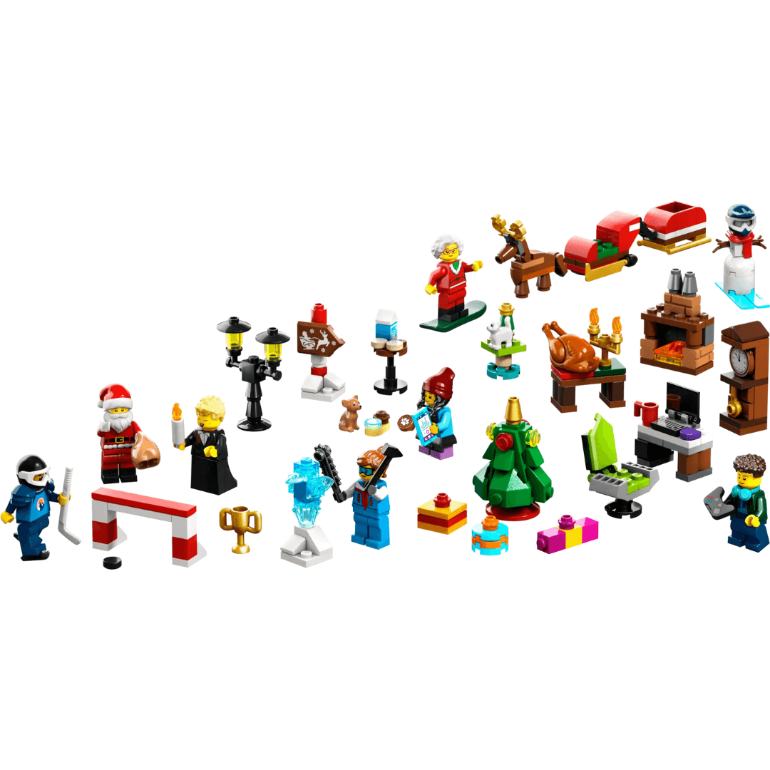Lego City Advent Calendar set 24 minibuilds city themed at toyworld lismore