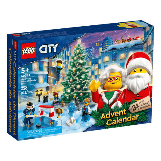 Lego City Advent Calendar set 24 minibuilds city themed at toyworld lismore