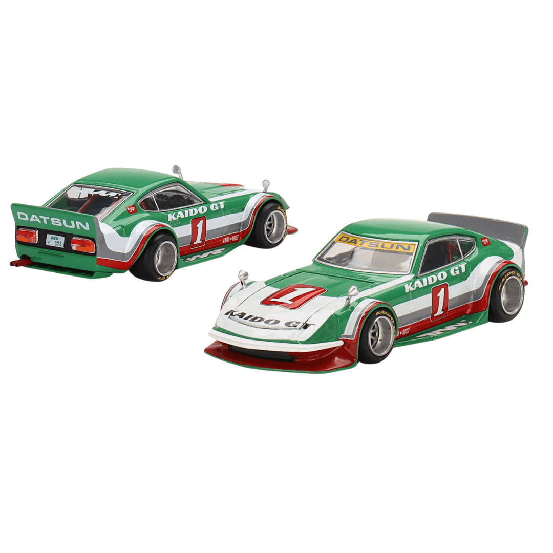 1:64 Datsun fairlady green with red and white details