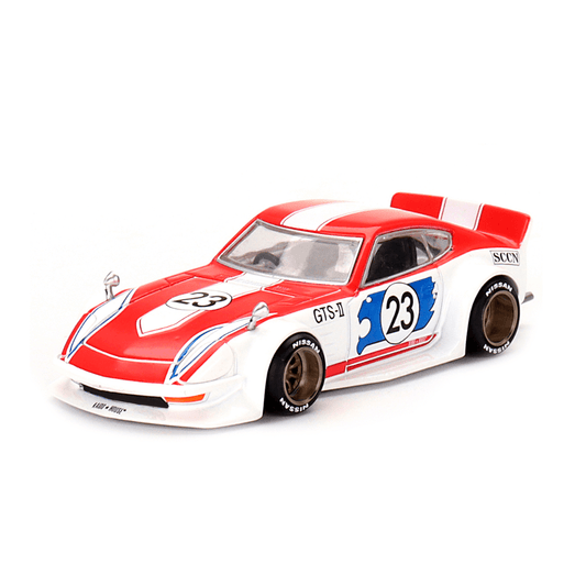 Nissan 1:64 red white and blue