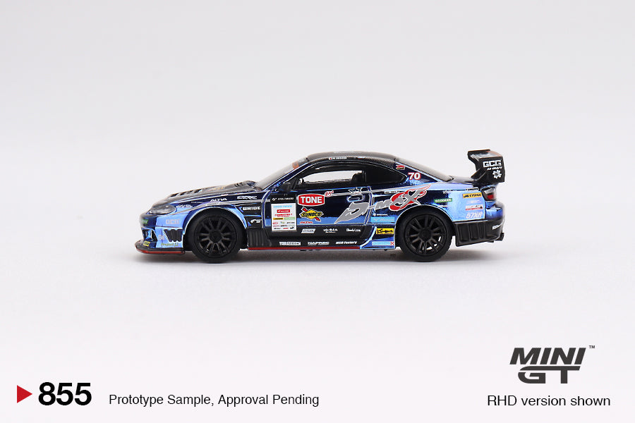 Mini GT - 1:64 Nissan Silvia S15  D-MAX Racing 2023 D1 Grand Prix - Japan Exclusive  RHD