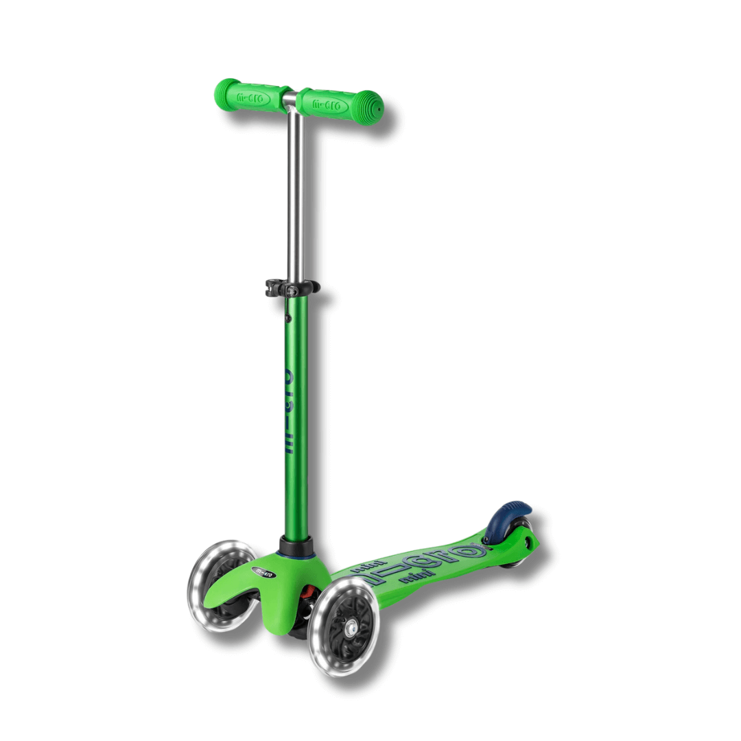 Green LED Mini Deluxe - Micro Scooters
