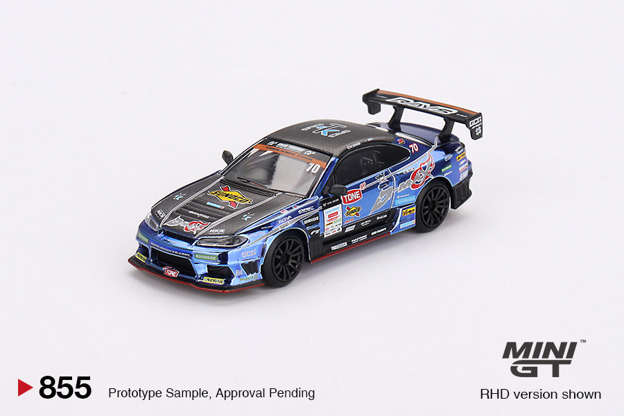 Mini GT - 1:64 Nissan Silvia S15  D-MAX Racing 2023 D1 Grand Prix - Japan Exclusive  RHD