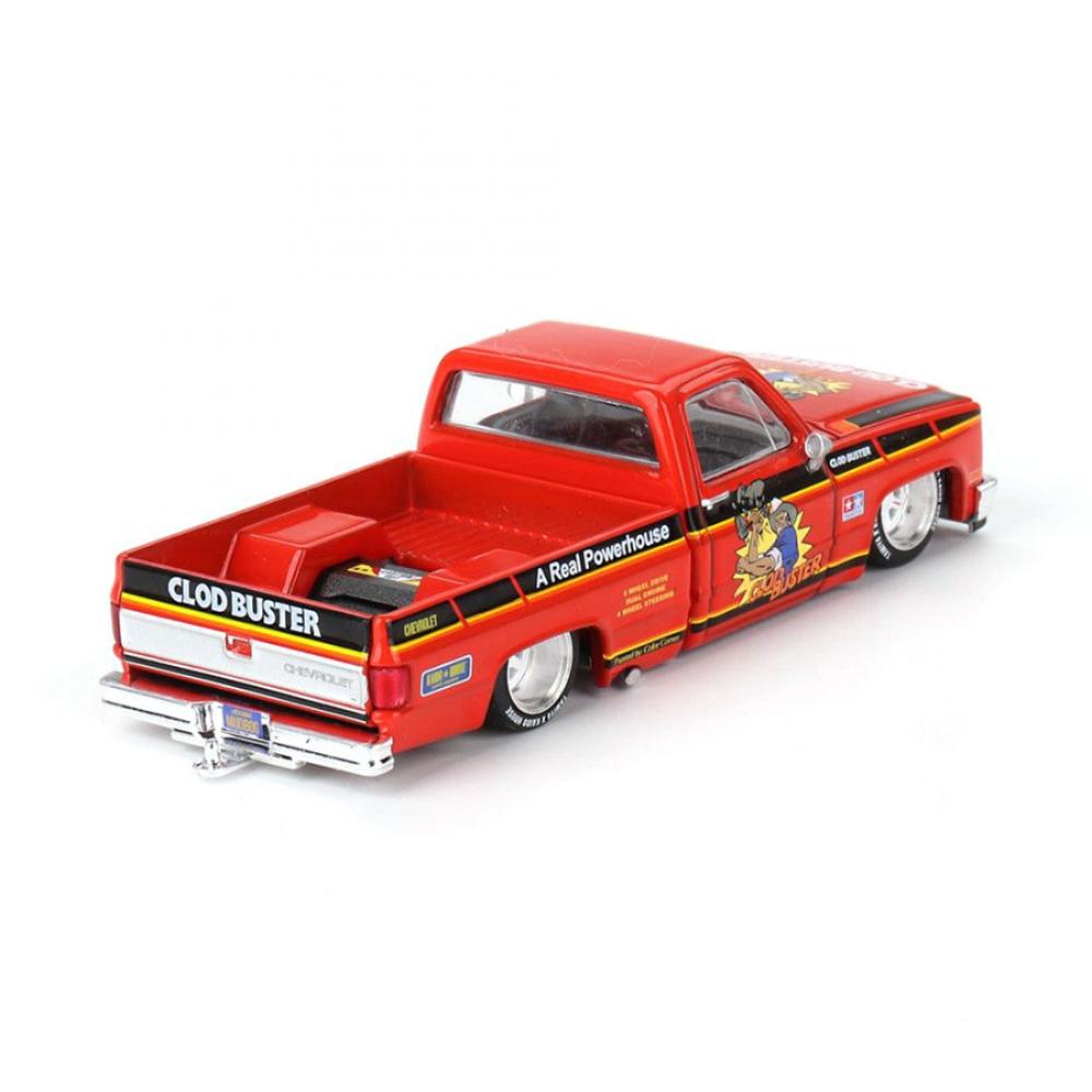 Mini GT - 1:64 Chevrolet Silverado Kaido House Clod Buster Tamiya Rear