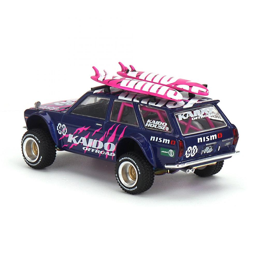 Mini GT - 1:64 Datsun 510 4x4 Wagon Offroad V2 Kaido House Purple Rear
