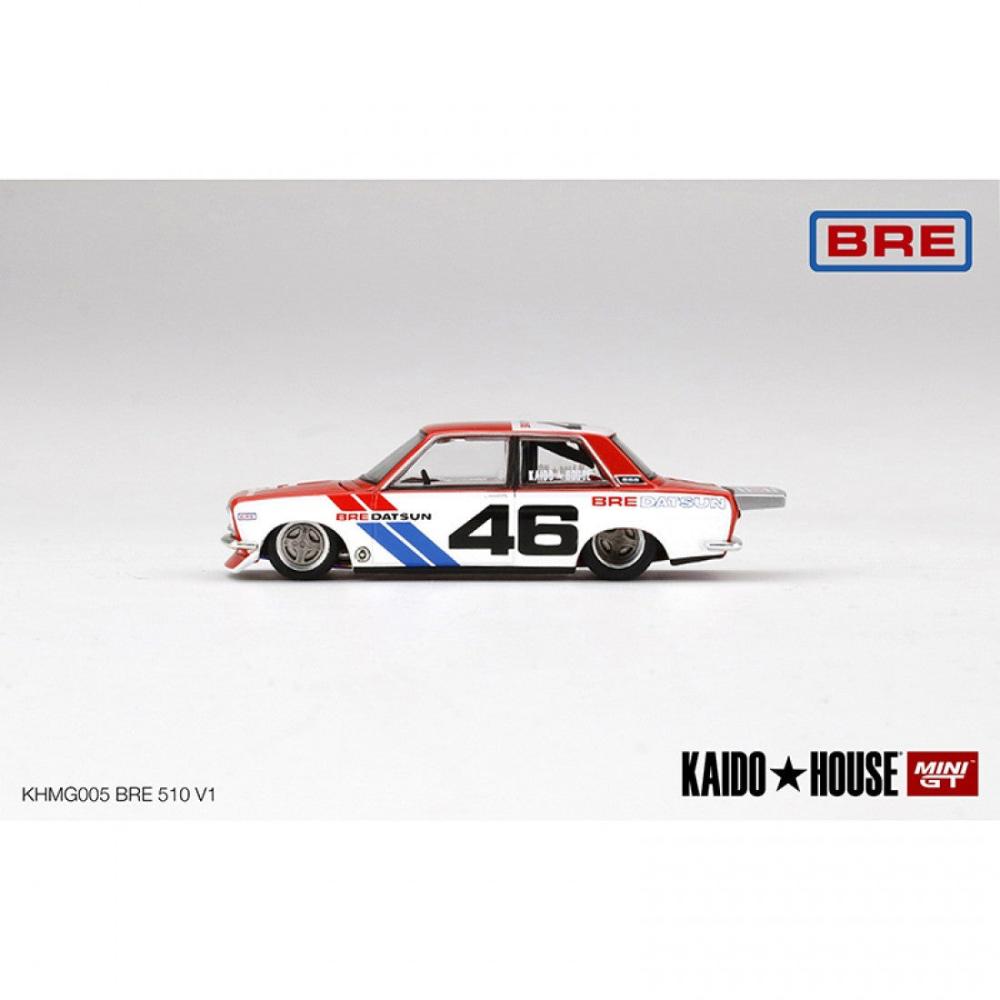 MiniGT 1:64 Datsun 510 Kaido House Pro Street BRE510 V1 Side Red Blue White