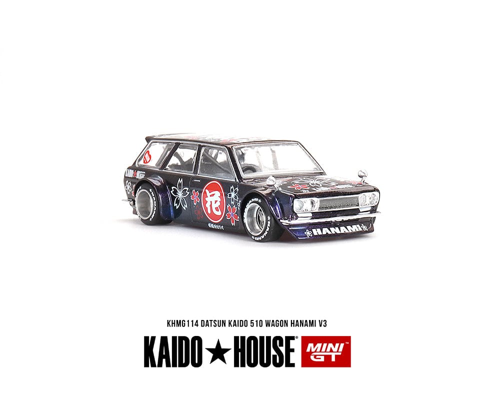 Mini GT - 1:64 Datsun 510 Wagon KAIDO 510 Hanami V3 KHMG114