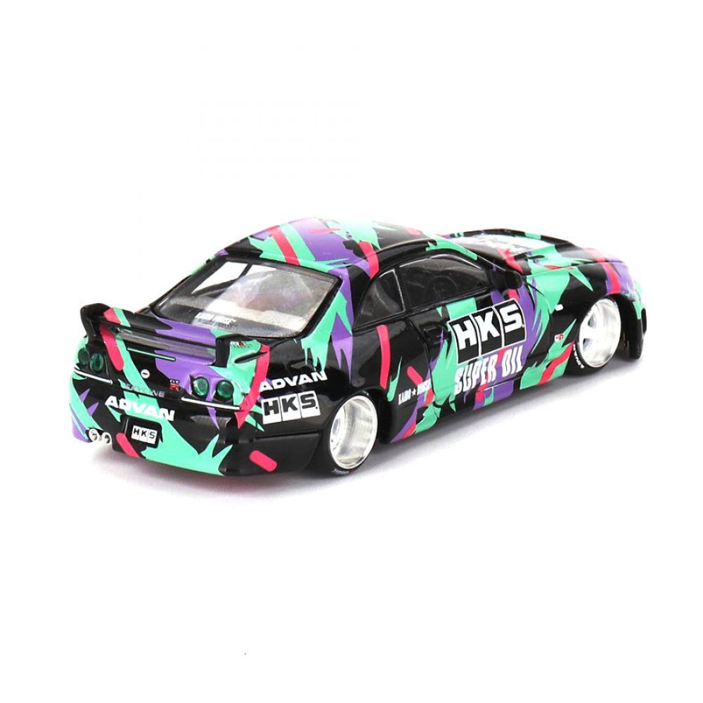 Mini GT - 1:64 Nissan Skyline HKS GT-R R33 Kaido Works V1 Rear
