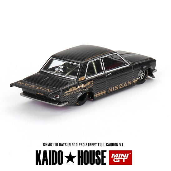 Mini GT - 1:64 Datsun 510 Pro Street Full Carbon V1 Rear