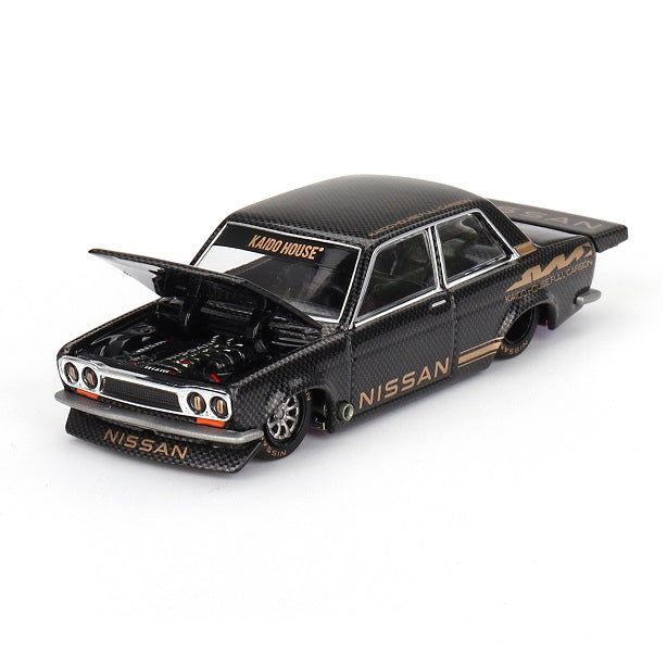 Mini GT - 1:64 Datsun 510 Pro Street Full Carbon V1 Open