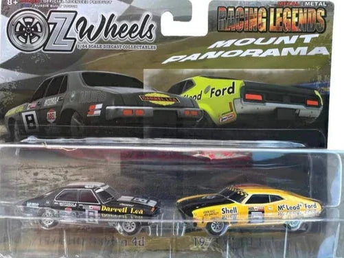 Oz Wheels - 1:64 Twin Set Racing Legends HQ Holden 4 Door Darrell Lea / Goss XA Falcon 1