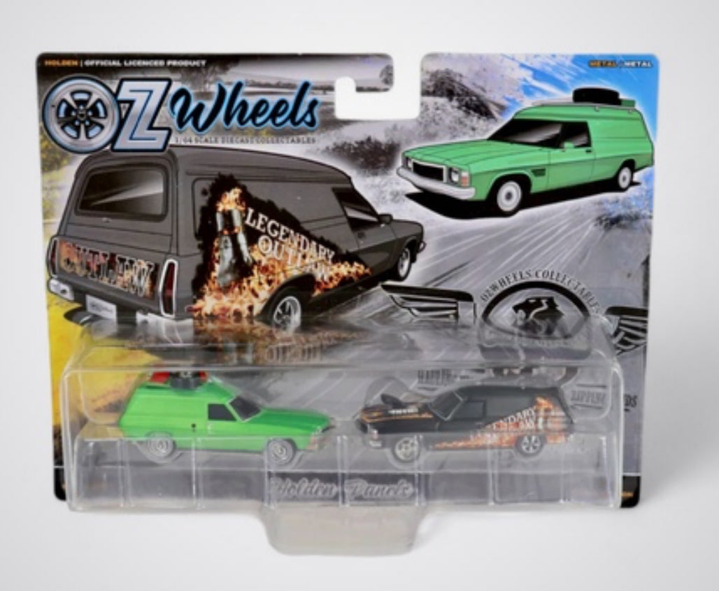 Oz Wheels - 1:64 Twin Set Release 3 Kid Hauler and the OUTLAW Skid Panelvan