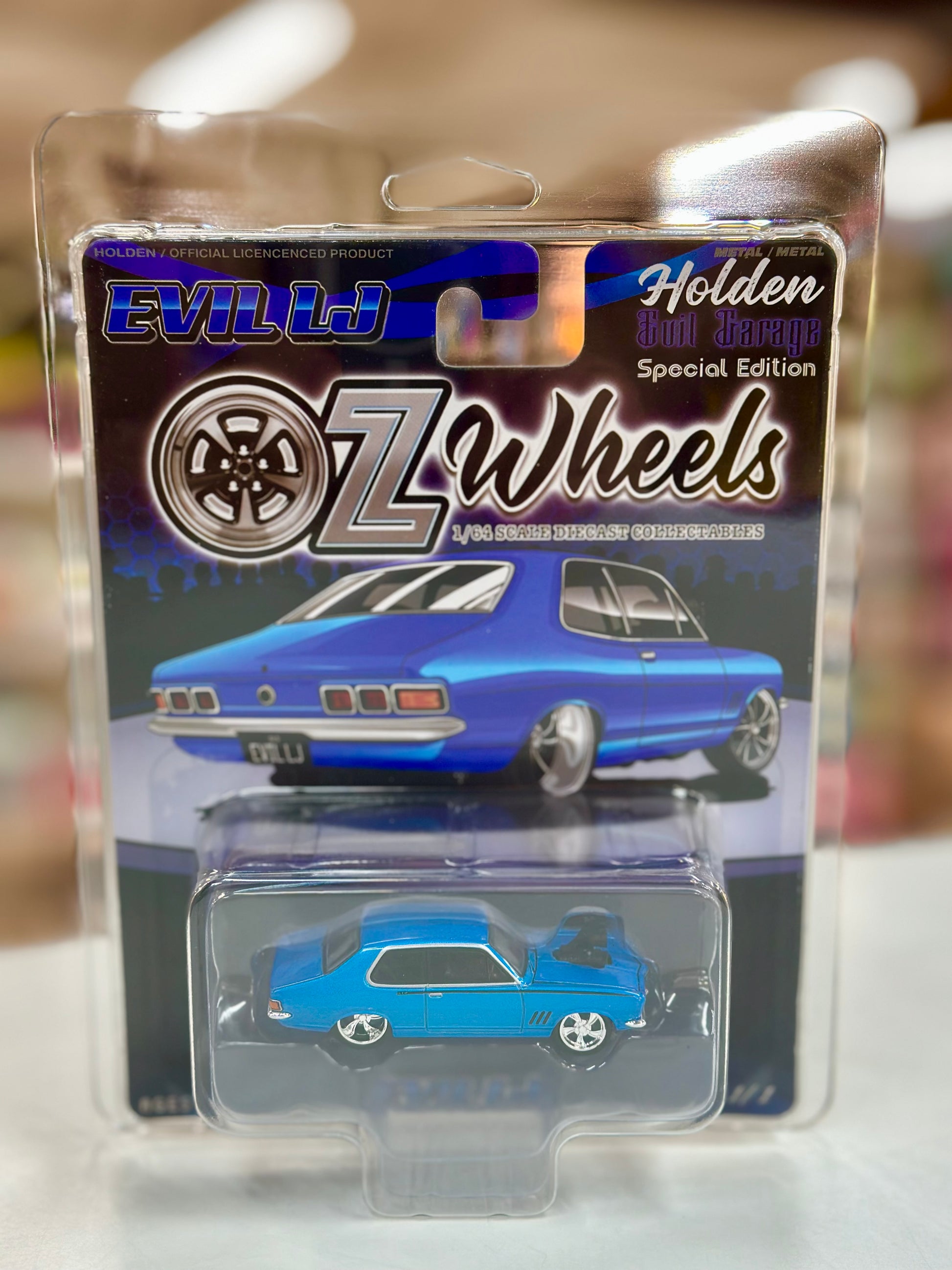 Oz Wheels - 1:64 Evil LJ Torana Premium in Protector