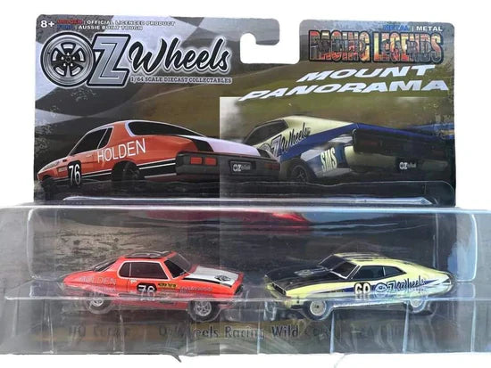 Oz Wheels - 1:64 Twin Set Racing Legends Oz Wheels HQ Coupe and Oz Wheels XA Coupe