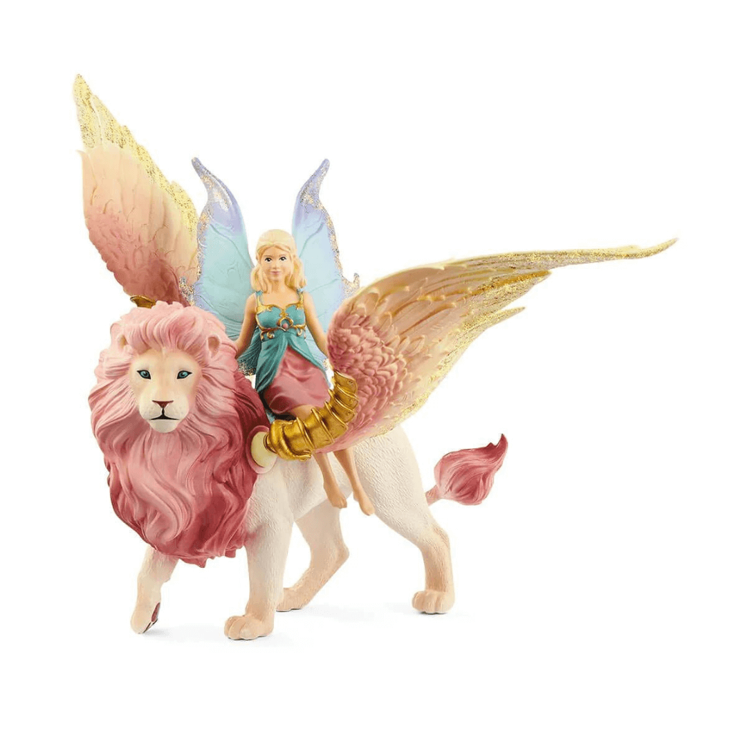 Schleich - Fairy in Flight on Winged Lion