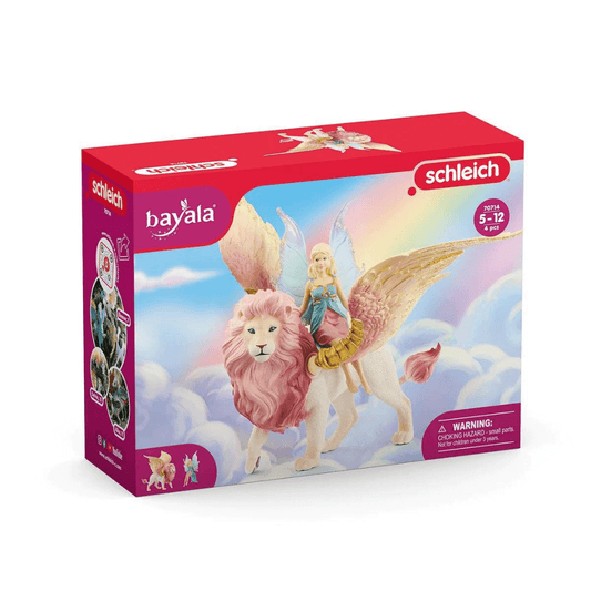 Schleich - Fairy in Flight on Winged Lion