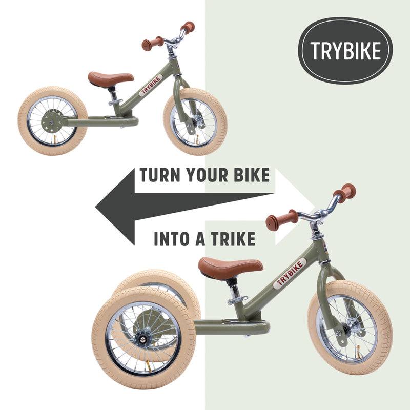 Trybike - Vintage Green and Creme