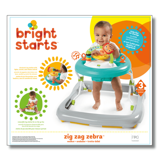 Bright Starts - Zig Zag Zebra Walker