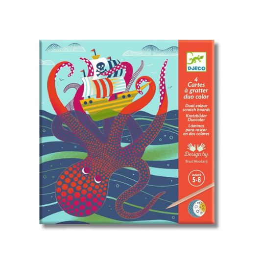 Topsy-Turvy Scratch Cards - Djeco