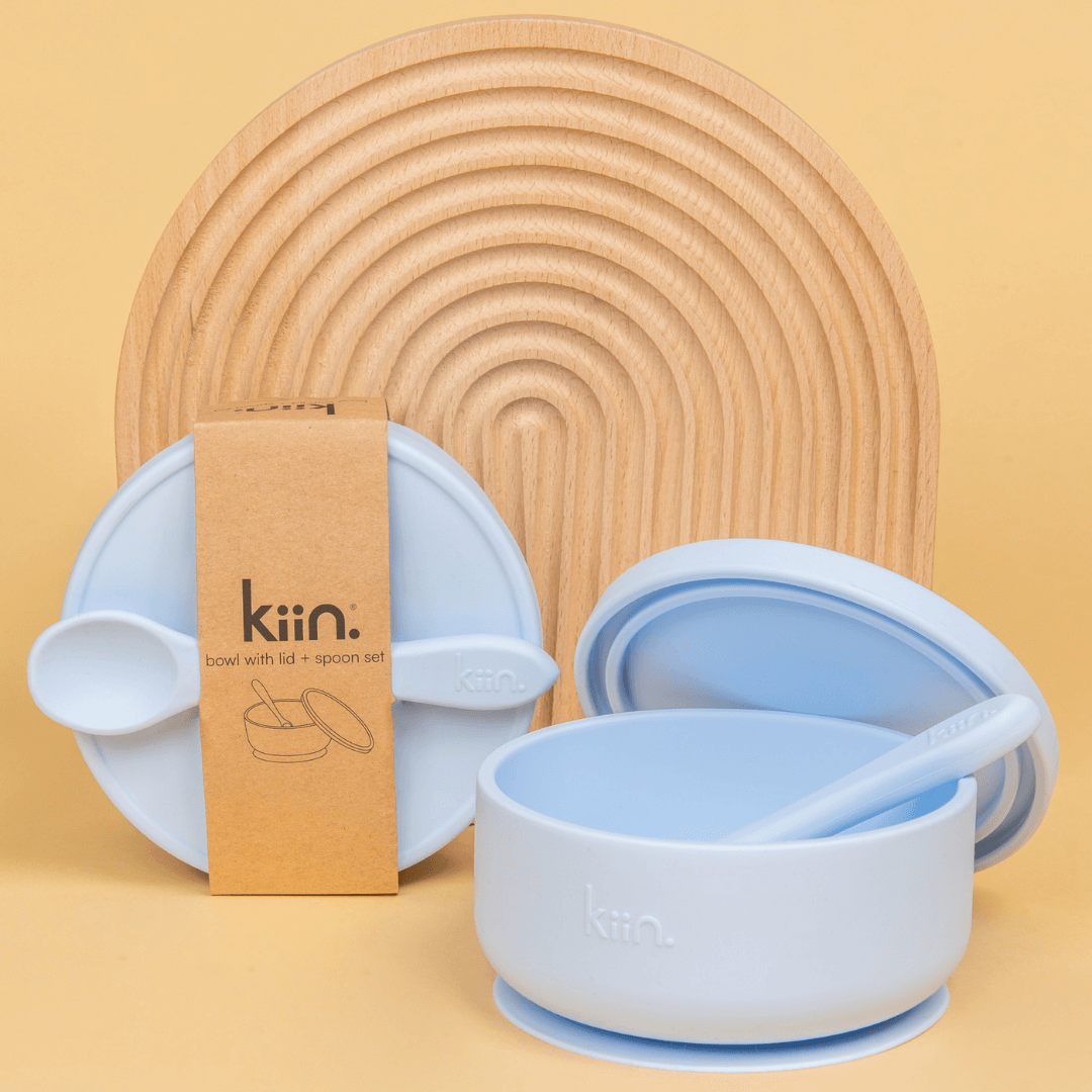 Kiin - Silicone Suction Bowl Set - Assorted Colours