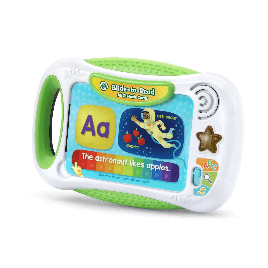 Leapfrog slide to read abc flashcard interactive letter learning tool  at toyworld lismore