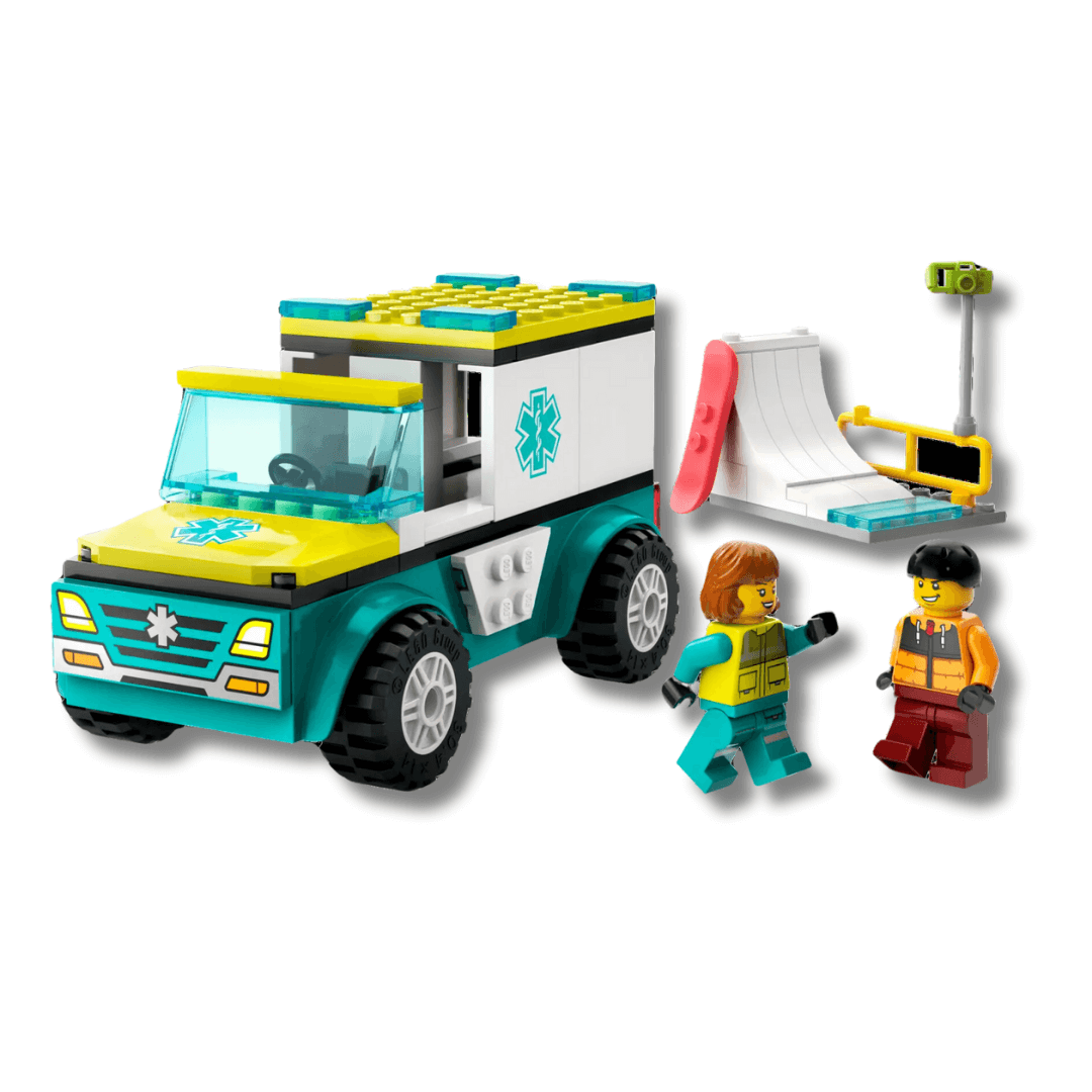 60403 - Lego Emergency Ambulance and Snowboarder