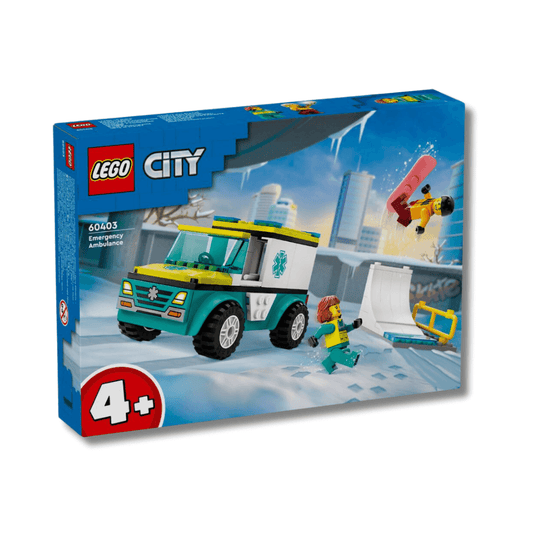 60403 - Lego Emergency Ambulance and Snowboarder