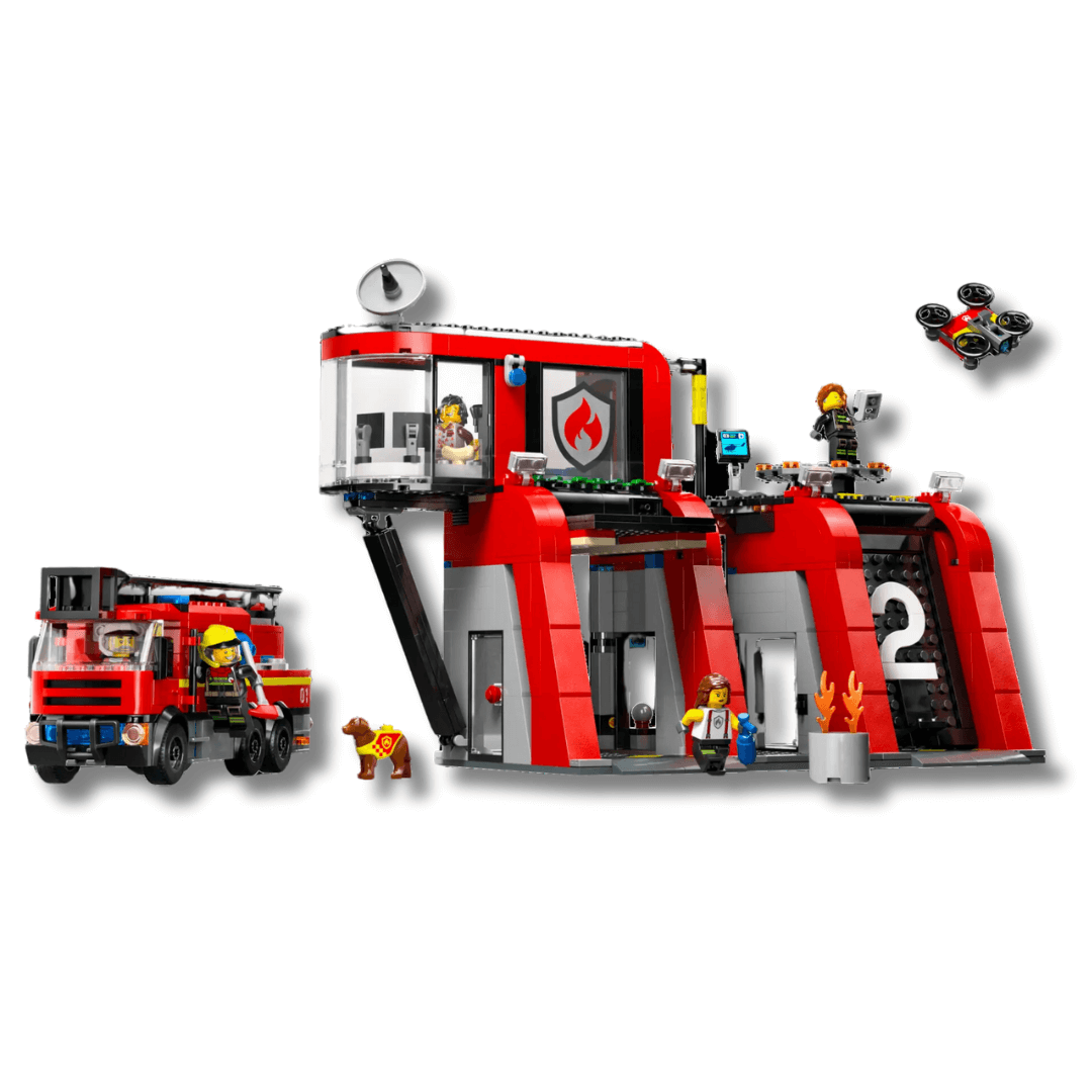 60414 - Lego Fire Station with Fire Truck