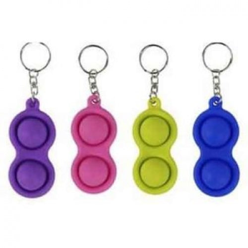 2 Dot Silicon Keychain Fidget Toy