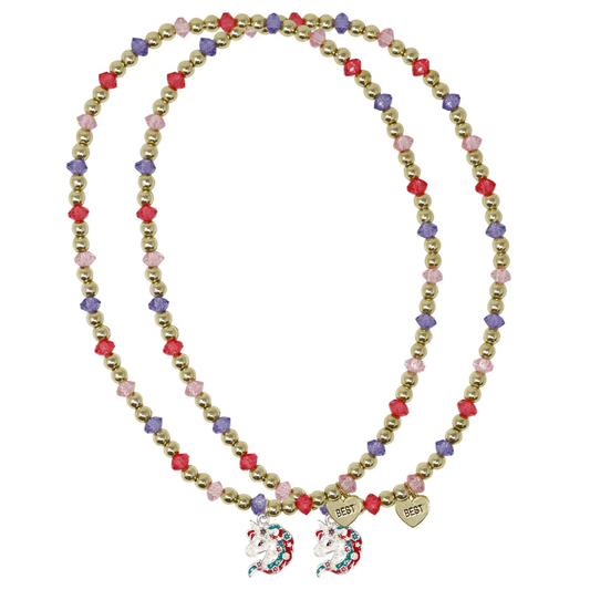 Pink Poppy - BFF Unicorn Necklace Set