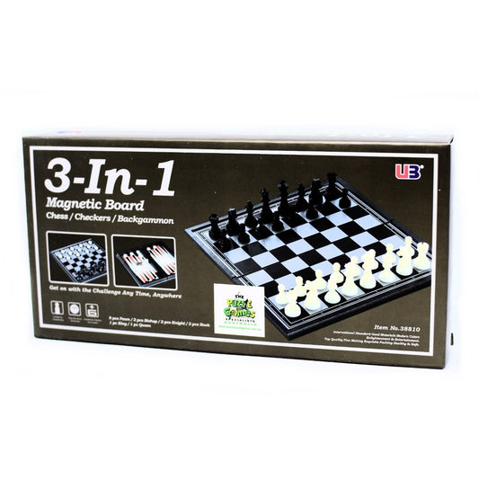 Chess and Checkers 3 In 1 10Inch