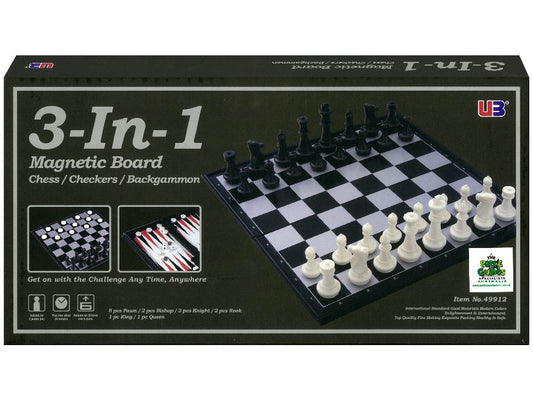Chess and Checkers 3 In 1 14Inch