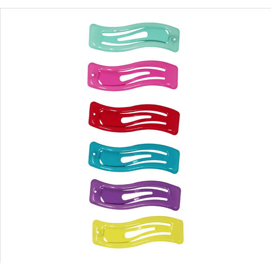 Pink Poppy - Rainbow Hair Clips