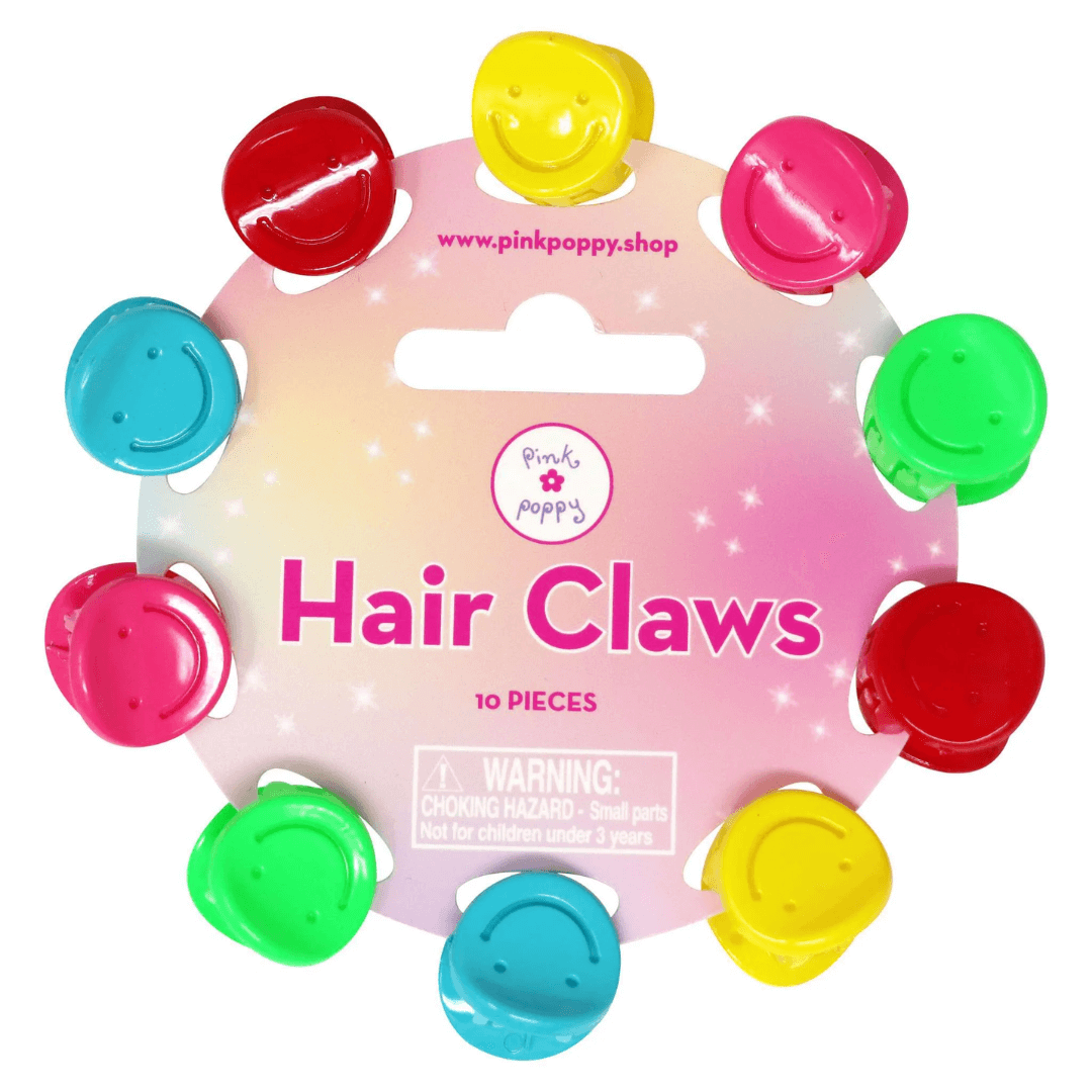 Pink Poppy - Smiley Hair Claws