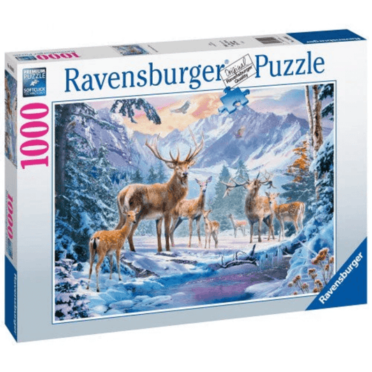 Ravensburger - Deer and Stags in Winter 1000 Piece