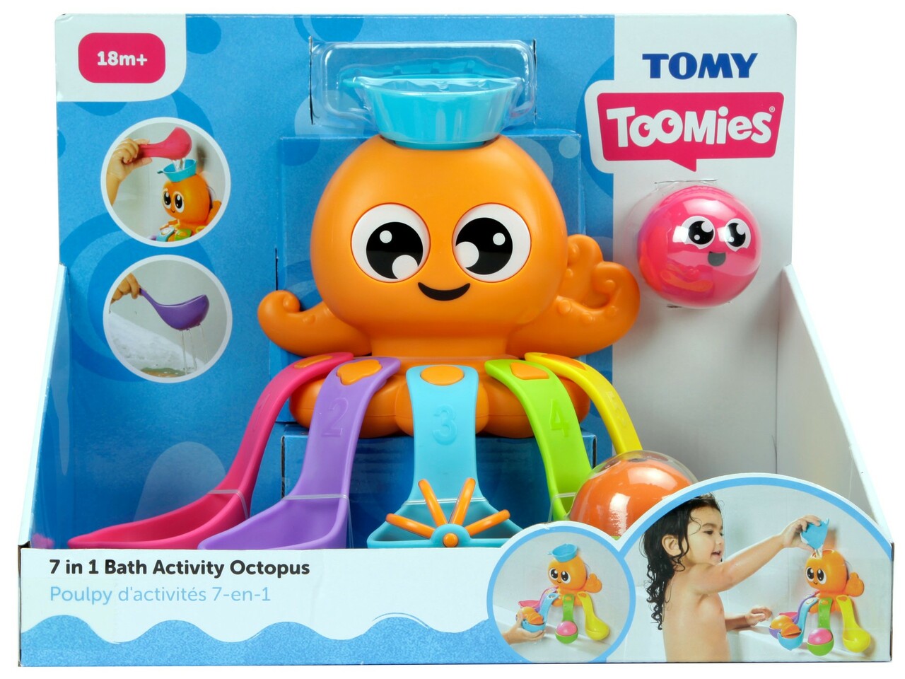 7 in 1 Bath Activity Octopus - Tomy