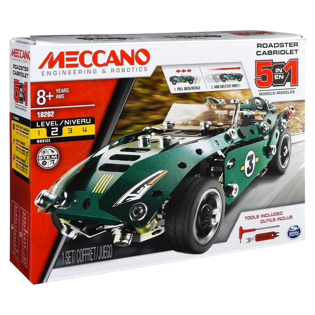 Meccano - Multi Model 5 Set Pull Back Car