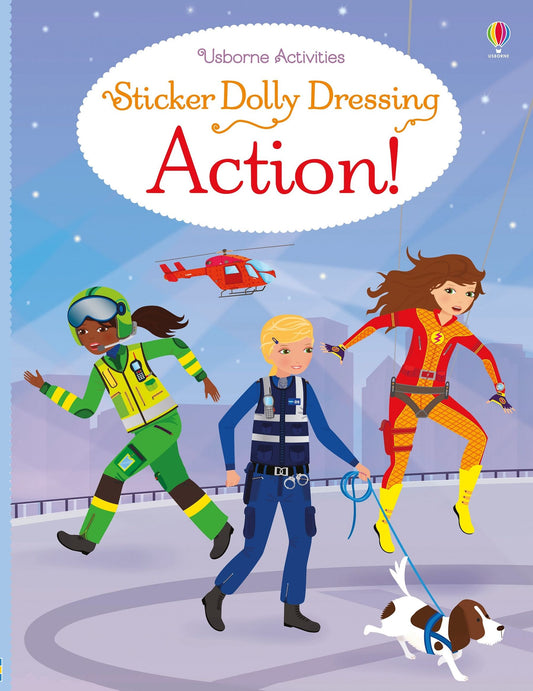 Usborne Books - Sticker Dolly Dressing Action