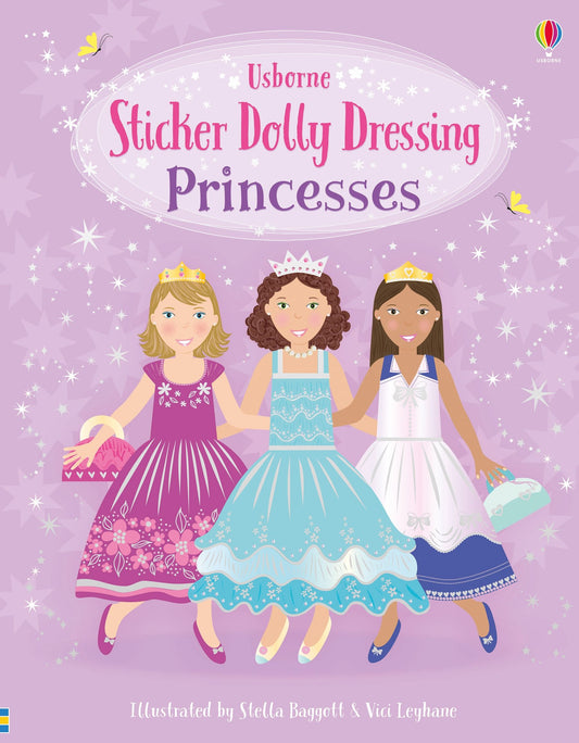 Usborne Books - Sticker Dolly Dressing Princesses