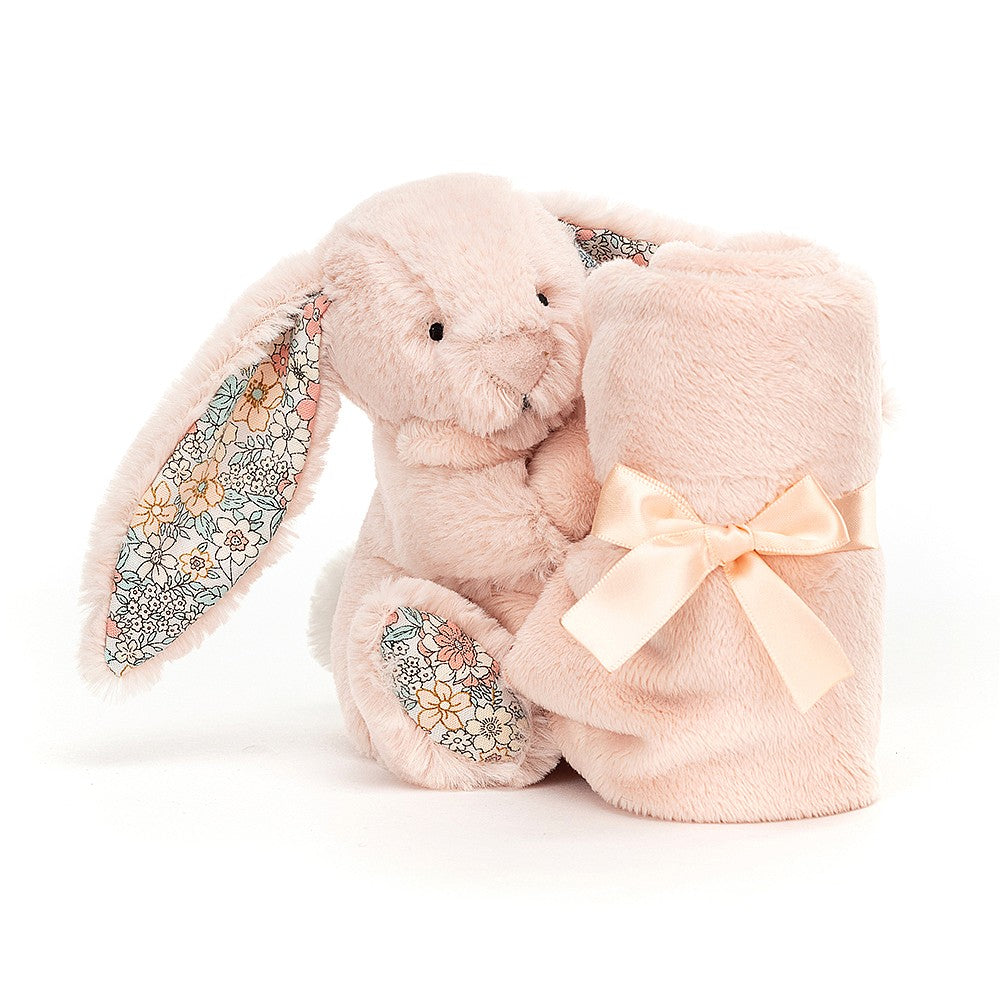 Jellycat Soft Toys Blush Pink Bunny with Small Soft Rug