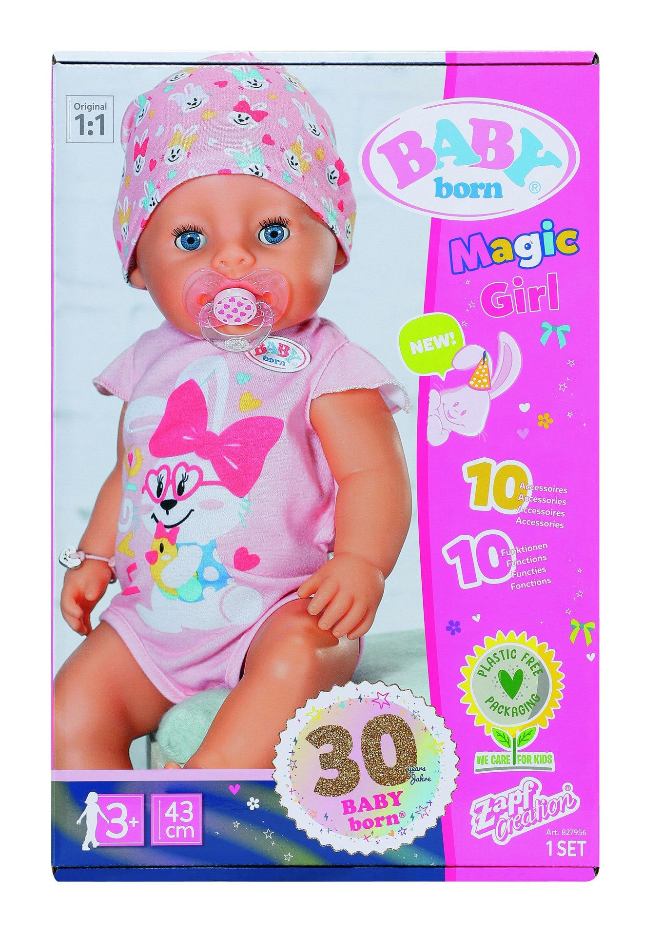 Baby Born Magic Girl 43cm Baby Born – My Toykingdom