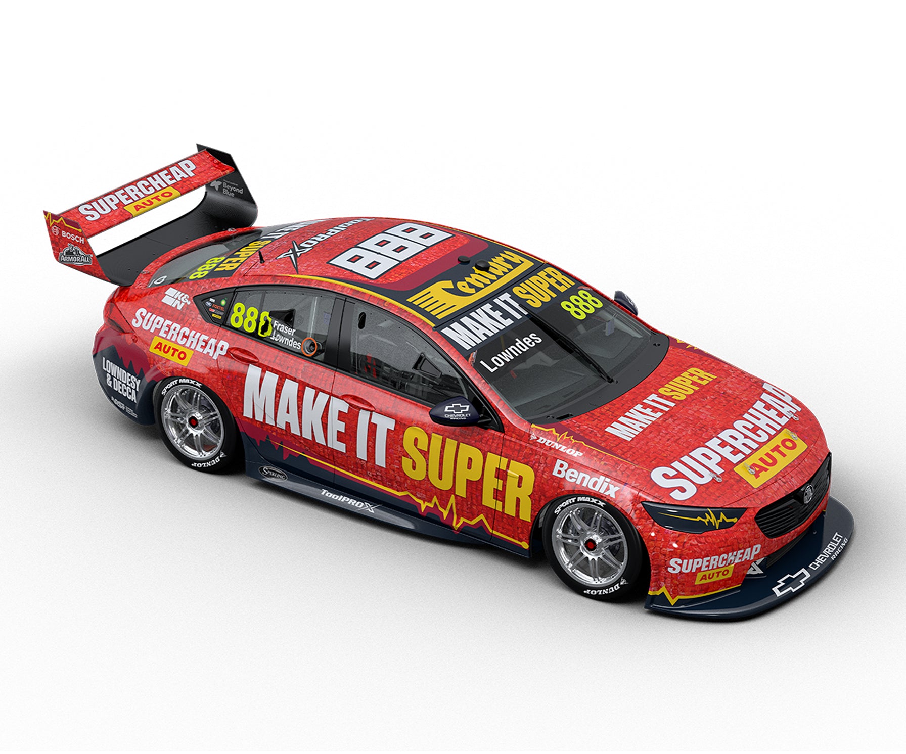 Lowndes and Fraser Bathurst 1000 1:64 replica 