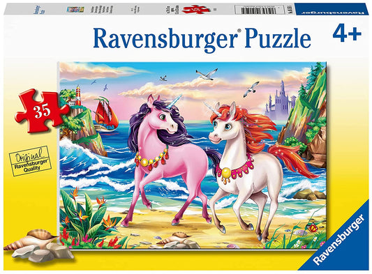 Ravensburger - Beach Unicorn Puzzle 35pc