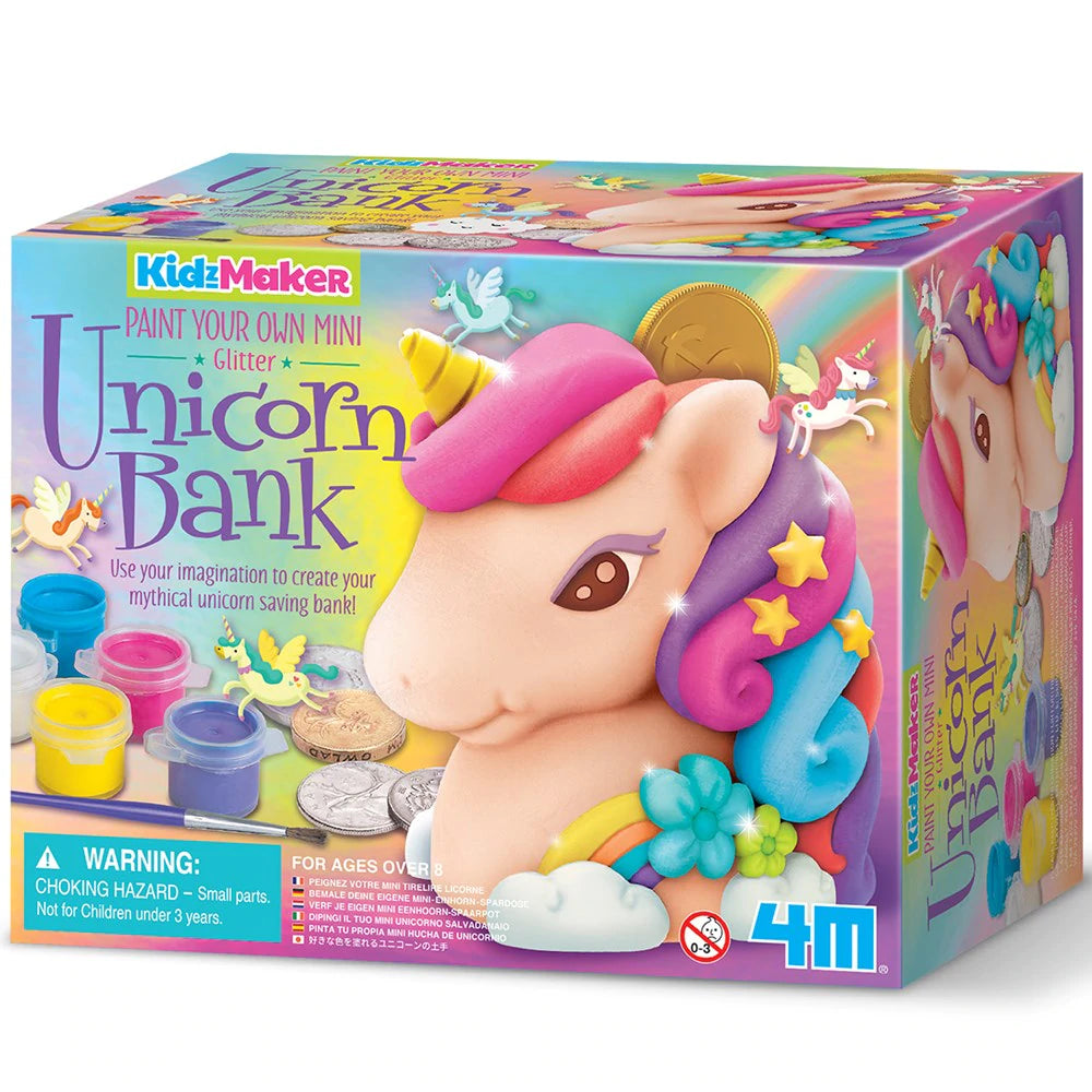 4M - Glitter Unicorn Bank