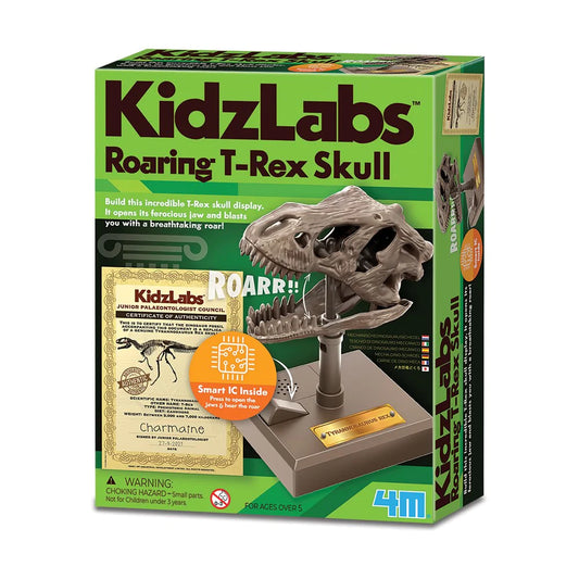 4M - Kidzlabs - Roaring T-Rex Skull