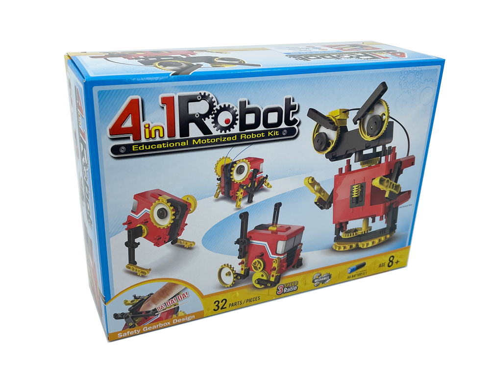 Johnco - 4 in 1 Educational Motorized Robot Kit
