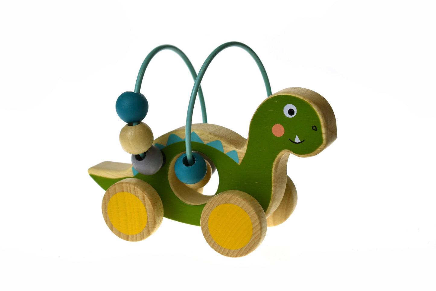 Kaper Kids - Wooden Dinosaur Bead Maze On Wheels