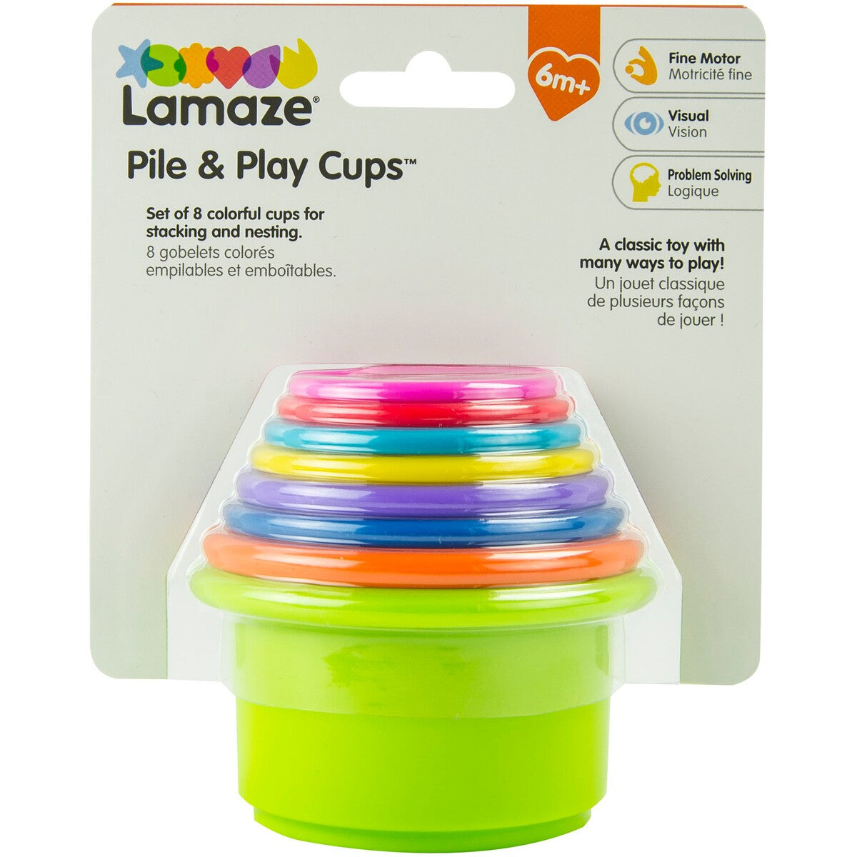 Tomy - Lamaze Pile and Play Stacking Cups