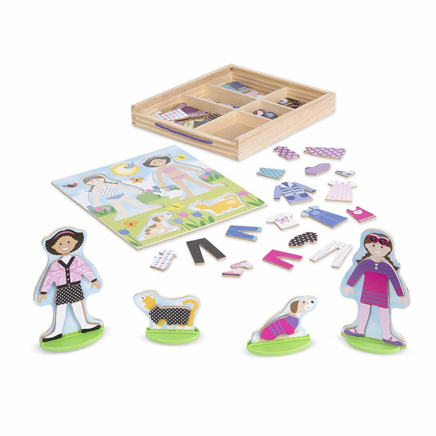 Melissa and Doug - Best Friends Magnetic Dress Up Play Set