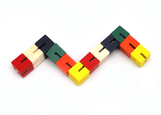Wooden Twist and Lock Blocks